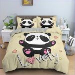 housse de couette panda lovely