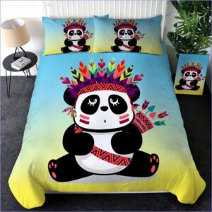 Housse de Couette Panda récréative