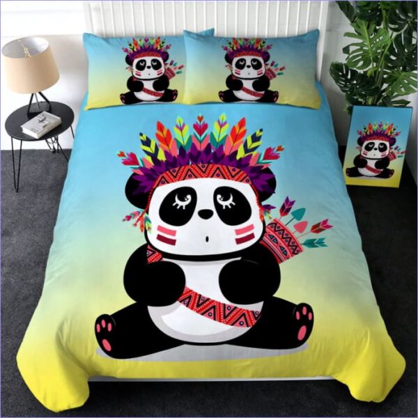 Housse de Couette Panda récréative
