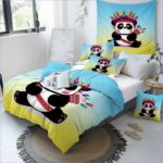 Parure de lit panda enfant