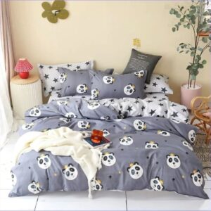 housse de couette panda reversible