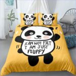 housse de couette panda touffus