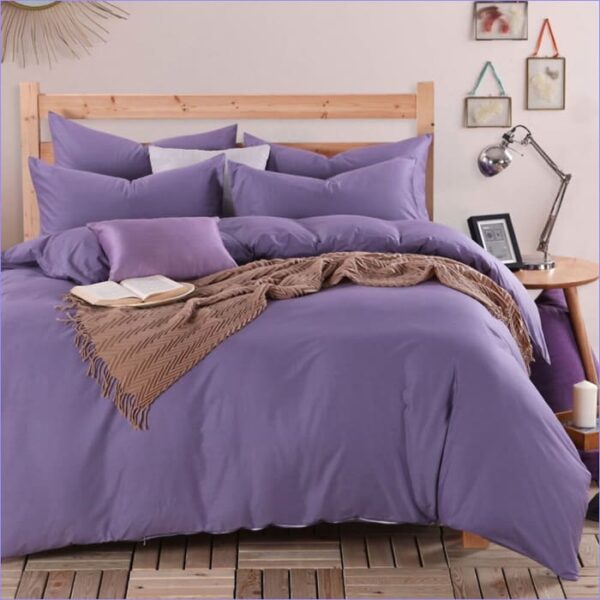 housse de couette parme violet