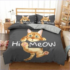housse de couette petit chat