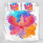 housse de couette phénix coloré