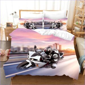 housse de couette pilote moto course