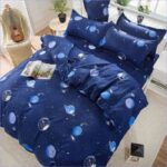 housse de couette avec motif planète