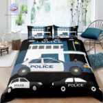 housse de couette Police une Place