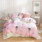 housse de couette rose enfant