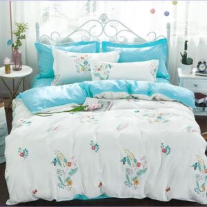 housse de couette scandinave à fleurs élégante