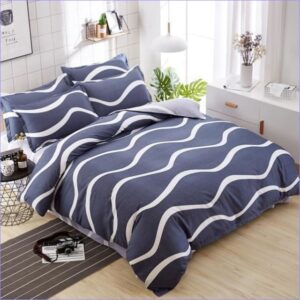 Housse de Couette Scandinave Bleue
