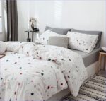 housse de couette scandinave granit