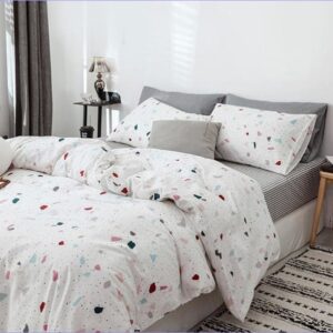 housse de couette scandinave granit