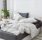 housse de couette scandinave hexagone