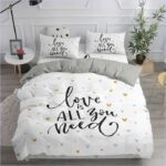 housse de couette scandinave love