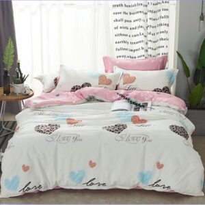 housse de couette scandinave love you