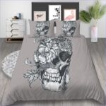 housse de couette skull graphik