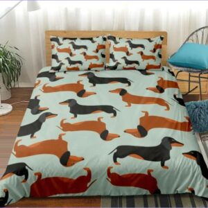 housse de couette teckel en folie