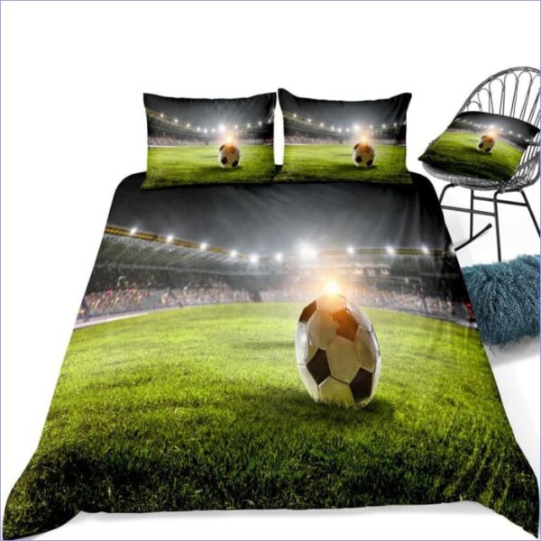 housse de couette terrain de foot