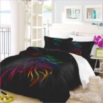 Motif Cheval Arc en Ciel