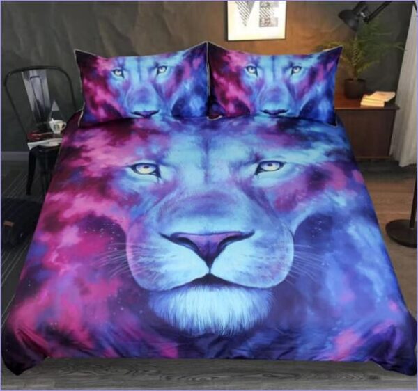 housse de couette tête de lion