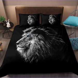 housse de couette avec tête de lion