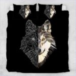 housse de couette loup moderne