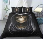 housse de couette tête de mort disciple faucheuse
