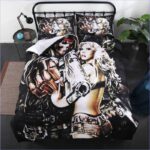 housse de couette tête de mort gangsta