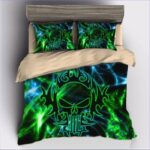 housse de couette tête de mort punisher tribal