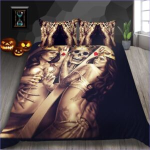 housse de couette tête de mort sexy