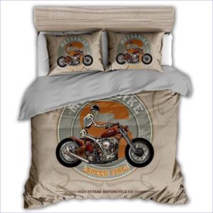 housse de couette tête de mort