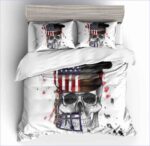 housse de couette tête de mort US Army