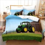 housse de couette tracteur à la ferme