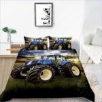 Housse de Couette Tracteur Bleu