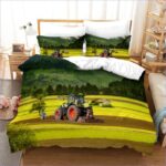 Housse de couette tracteur champs