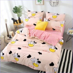 housse de couette avec motif vache