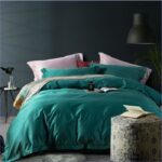 linge de lit vert émeraude