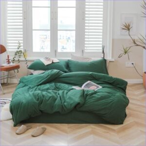 Housse de Couette Vert Jade