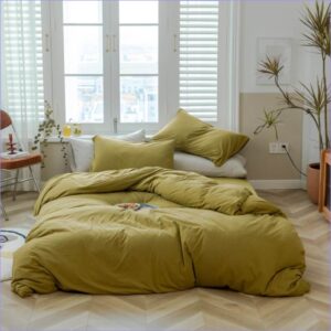 housse de couette vert kaki