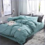 housse de couette vert menthe