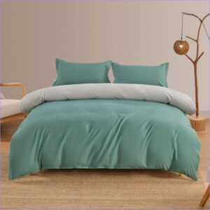 Housse de Couette Verte d'eau