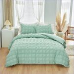 Housse de couette verte lumineuse