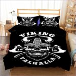 housse de couette Viking tête de mort