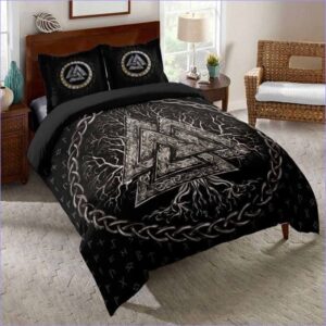 housse de couette avec symbole Valknut