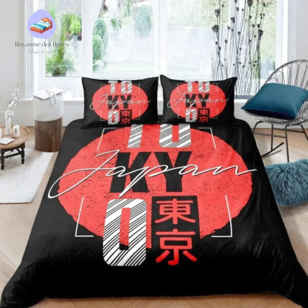 housse de couette Ville Japonaise
