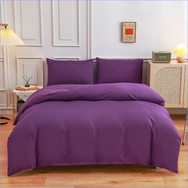 Housse de Couette Violet Foncé