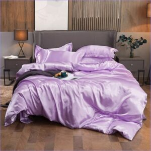 Housse de Couette Violet Pastel