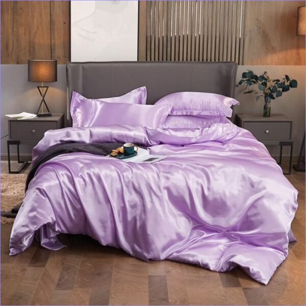 Housse de Couette Violet Pastel