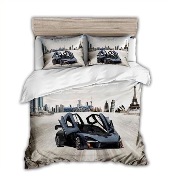 housse de couette voiture sportive